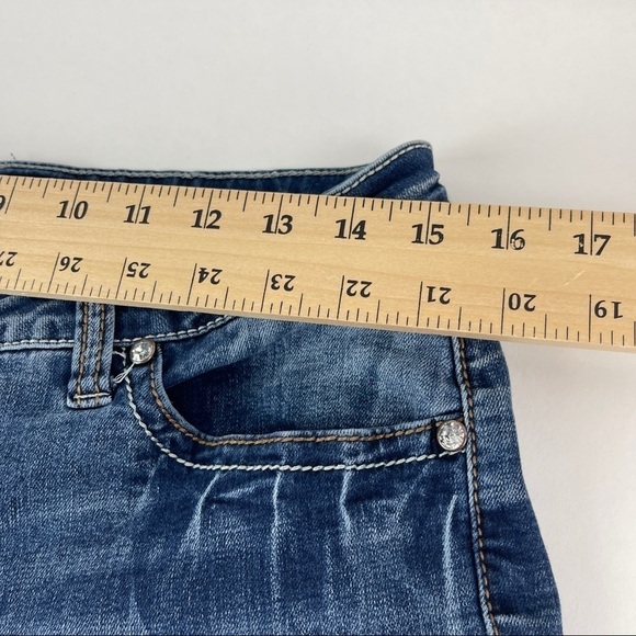 Est 1946 Denim Jeans Womens 10 Comtemporary Blue Denim Distressed - Picture 7 of 12